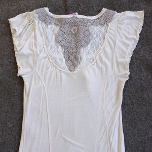 Free People Lacy Tunic Top